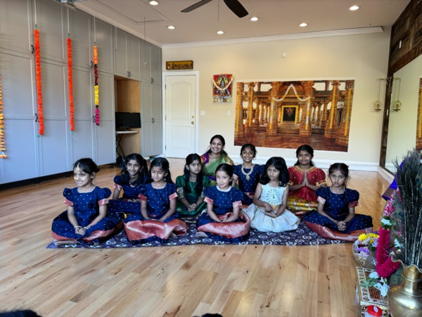 Students in the studio